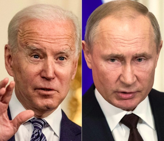 J. Bidenas įspėja dėl „katastrofos Rusijai“, jei ši įsiveržtų į Ukrainą