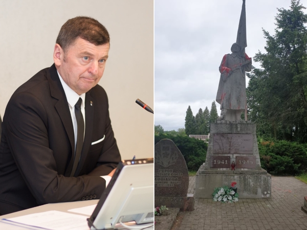 Meras apie išniekintą sovietinio kario paminklą: tai – chuliganizmas