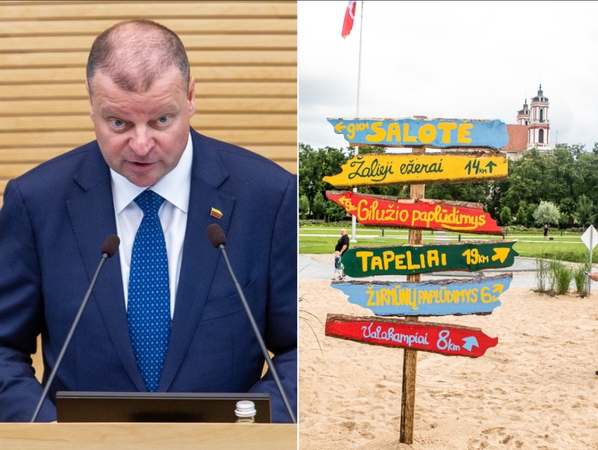 S. Skvernelis: abejočiau, ar pliažo įrengimas – įstatymo pažeidimas