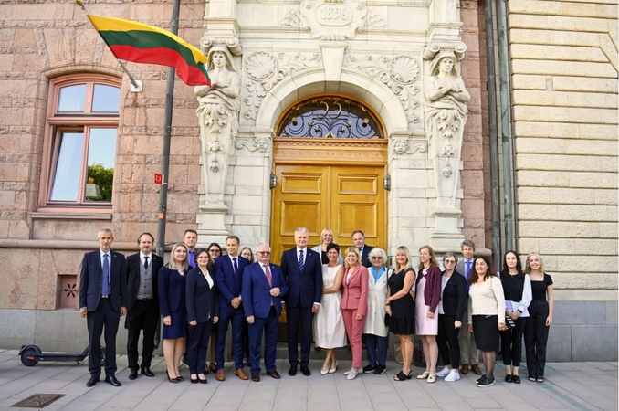 G. Nausėda tęsia vizitą Švedijoje: susitiks su karaliumi Karlu XVI Gustavu