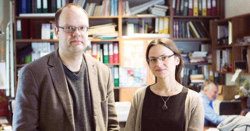 VU Filosofijos fakulteto mokslininkai doc. Antanas Kairys ir Vida Jakutienė