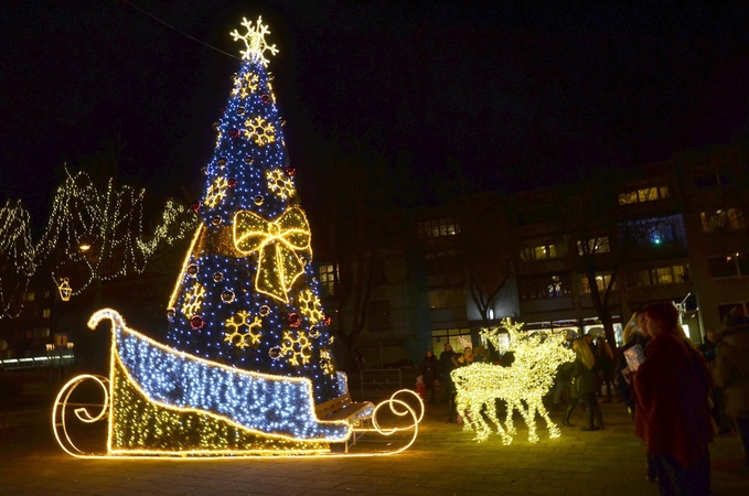 Trakuose viešės broliukų latvių Kalėdų Senelis