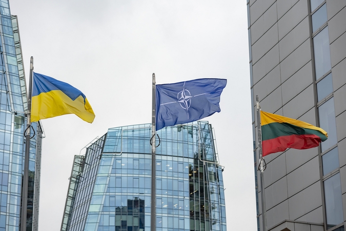 Vilniaus politikai kviečia per NATO viršūnių susitikimą iškelti Ukrainos vėliavas