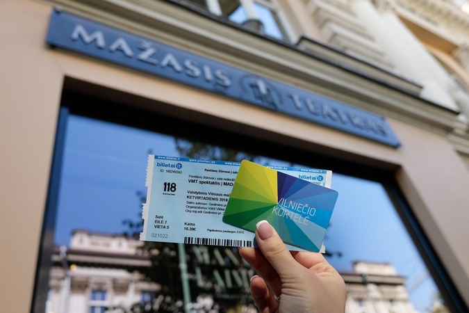 Su Vilniečio kortele – nuolaidos į Vilniaus mažąjį teatrą