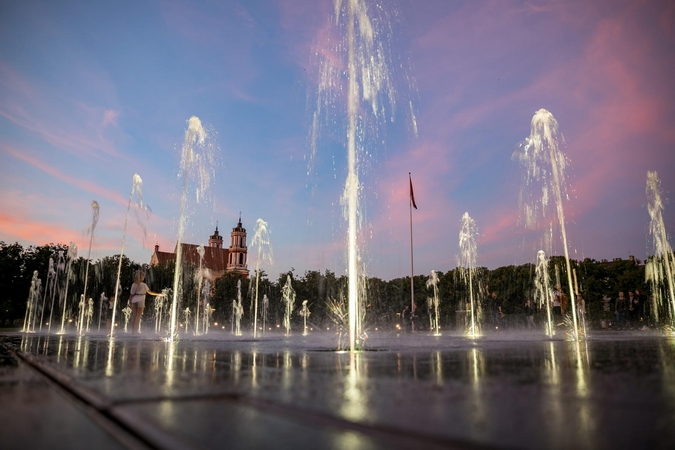 Vaikų džiaugsmui: Lukiškių fontanas pateikia dar vieną staigmeną