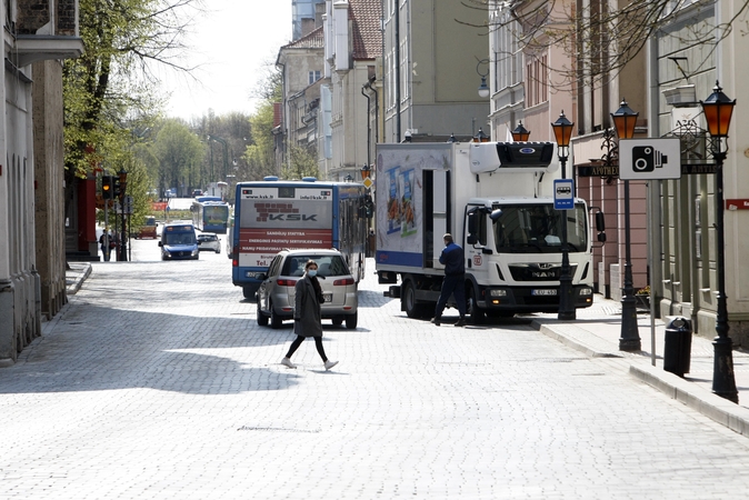 Senamiesčio gyventojai nori greičio matuoklių