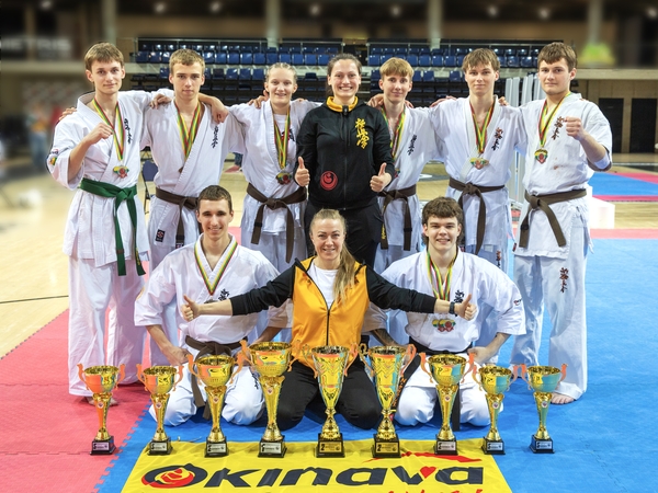 Nugalėtojai: Lietuvos čempionate klubo „Okinava“ sportininkai pateko į Europos čempionatą ir turės garbę ginti Lietuvos bei Klaipėdos vardą tarptautinėje arenoje.
