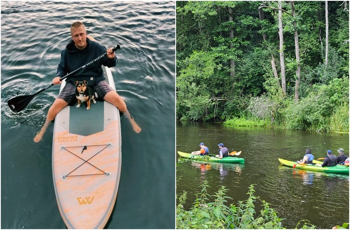 Įsimylėjęs: „Daug kam Dzūkija asocijuojasi su grybais, tačiau man šis kraštas – vandens turizmo perlas“, – sako P. Gataveckas, kurį vietiniai vadina tiesiog baidarininku Pranu.