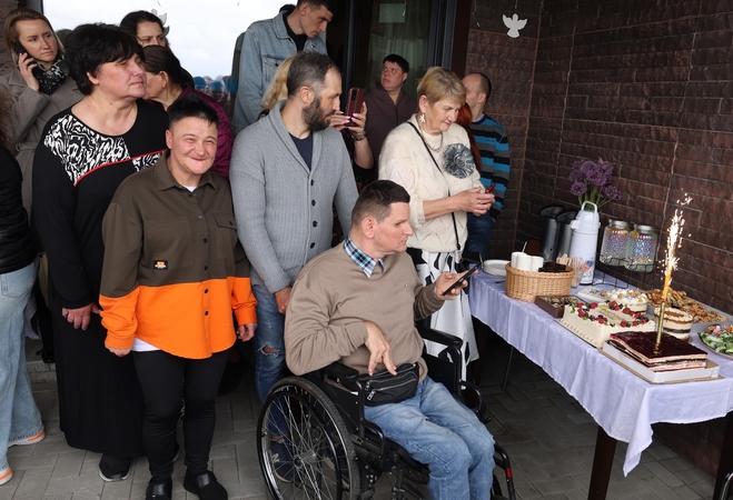 Šventė: Netonių grupinio gyvenimo namuose – pirmasis gimtadienis.