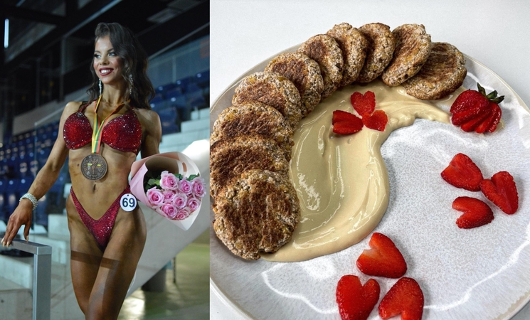 Kultūrizmo čempionė pasidalijo purių ir sočių veganiškų varškėčių receptu
