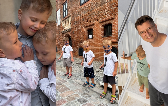 Broliai: pasak mamos, dažniausia brolių nesutarimų priežastis – vienas kito erzinimas. Tačiau ilgiau ištverti vienas be kito berniukai negali.