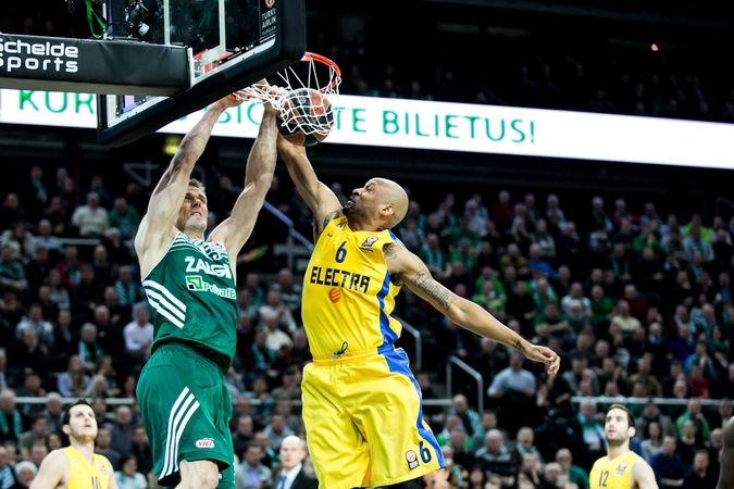 Mačo pabaigoje slystelėjęs "Žalgiris" neatsilaikė prieš  "Maccabi"  (komentarai)