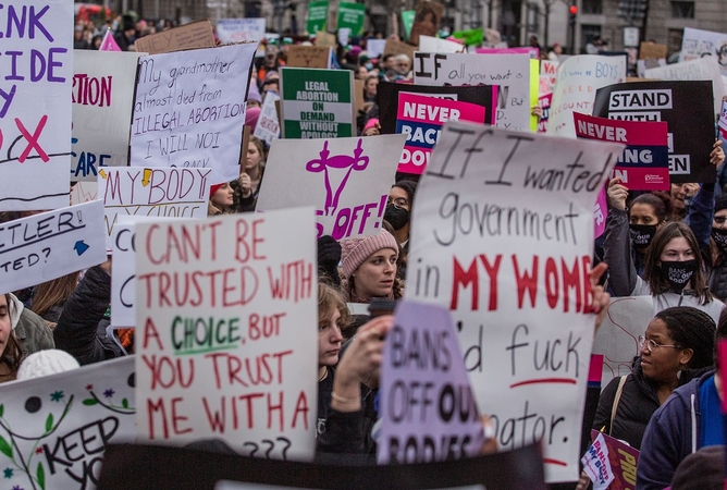 JAV vyko mitingai už teisę į abortą