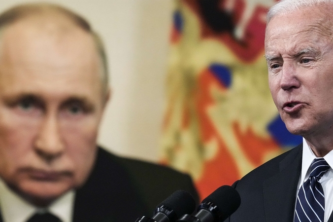 JAV: J. Bidenas ir Xi Jinpingas nepritaria branduolinių ginklų naudojimui Ukrainoje