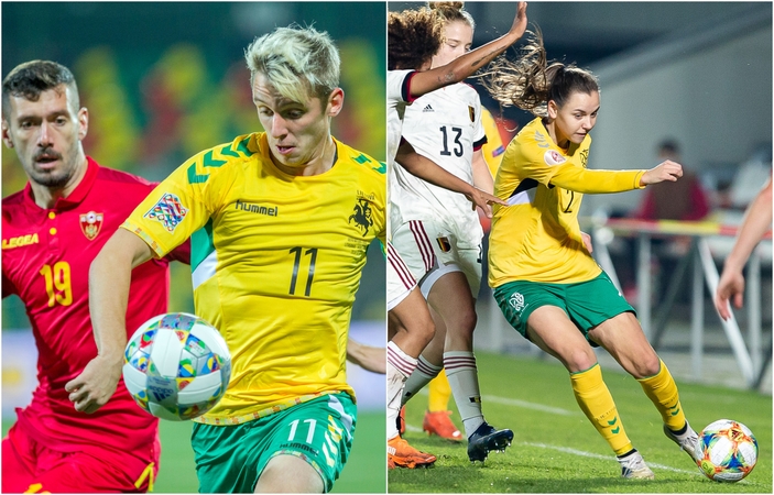 Lyderiai: Lietuvos metų futbolininkų rinkimuose A.Novikovas triumfavo antrą kartą, o L.Vaitukaitytė anksčiau (2018 m.) buvo pripažinta geriausia jaunąja šalies futbolininke.