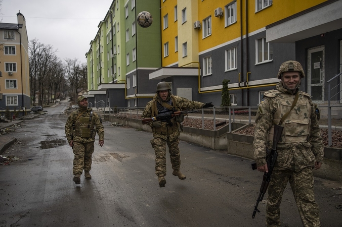 Ukrainos gynybos viceministrė: Kyjivo sritis išlaisvinta nuo Rusijos įsibrovėlių