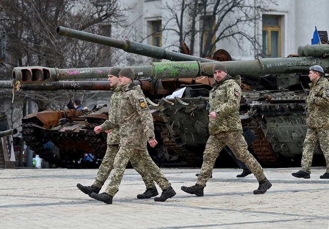 Generalinis štabas: Ukrainos pajėgos per pastarąją parą atrėmė daugiau kaip 60 atakų