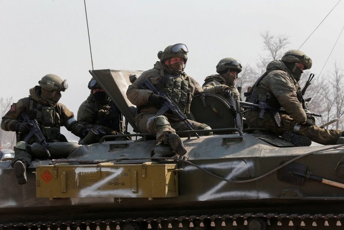 Vokietijos kancleris: Rusija privalės išvesti karines pajėgas iš Ukrainos