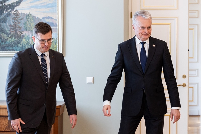 Laurynas Kasčiūnas ir Gitanas Nausėda