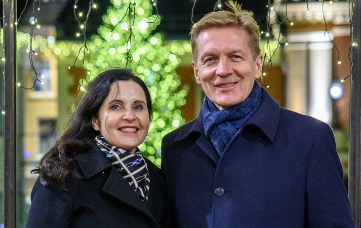 Arvydas Vaitkus su žmona Ilona