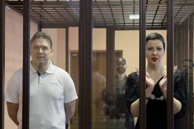 Bendražygiai: baltarusių opozicijos lyderė M. Kalesnikava sveiksta