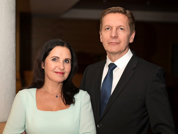 Arvydas Vaitkus su žmona Ilona