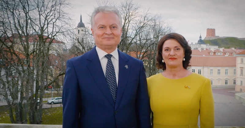 Gitanas Nausėda ir Diana Nausėdienė