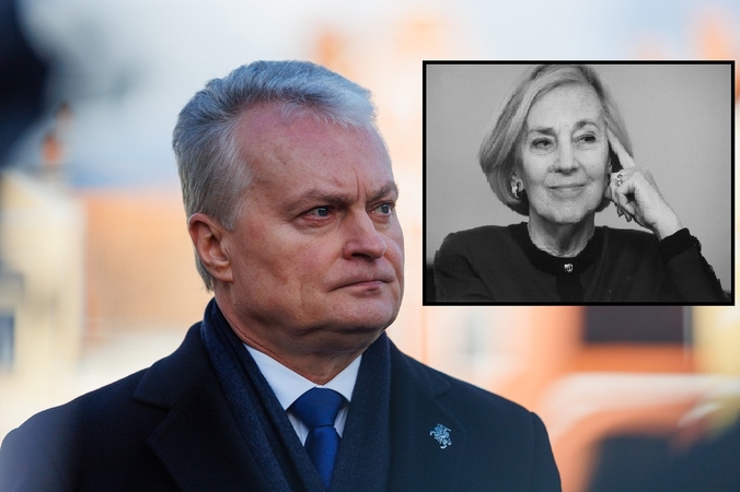 G. Nausėda reiškia užuojautą mirus A. Adamkienei: išliks išminties pavyzdys