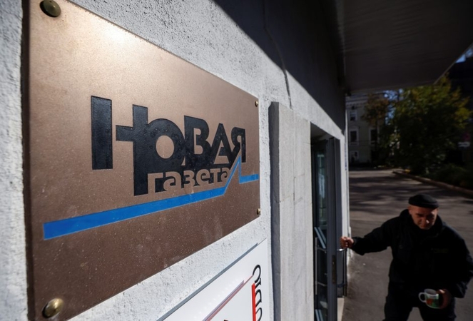Rusijos teismas panaikino „Novaja gazeta“ interneto svetainės licenciją