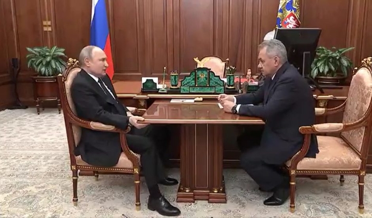 Vladimiras Putinas ir Sergejus Šoigu