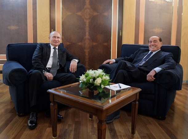 Vladimiras Putinas ir Silvio Berlusconi