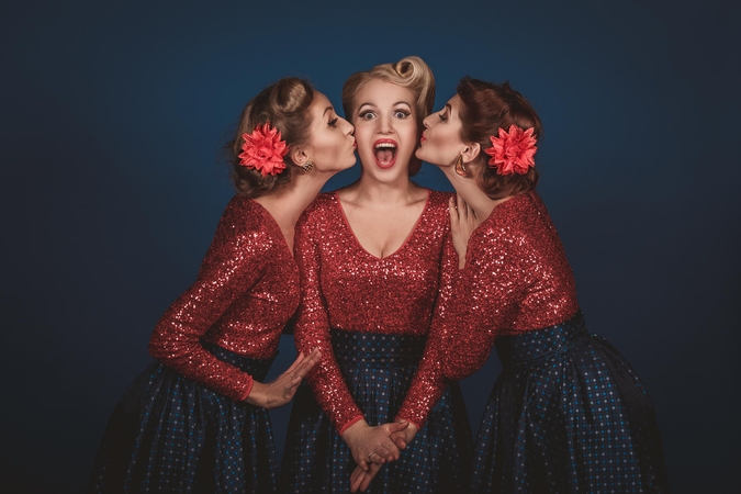 Svingo damos „The Ditties“ ruošia Kalėdoms dedikuotą vinilo plokštelę