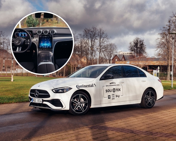 Nugalėtojas: solidusis „Mercedes-Benz C-Class“ nukonkuravo visus varžovus.