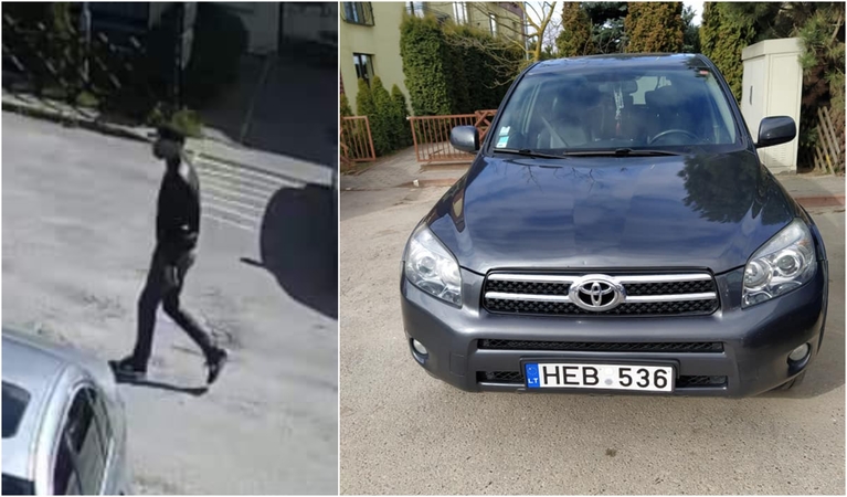 Prašo atpažinti: automobilio vagystei Užliedžiuose ilgapirštis ruošėsi iš anksto