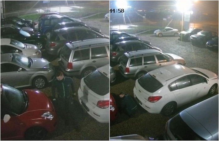 Vaizdo kameros užfiksavo vagystę iš BMW: atpažinusiems vyrą žada atlygį