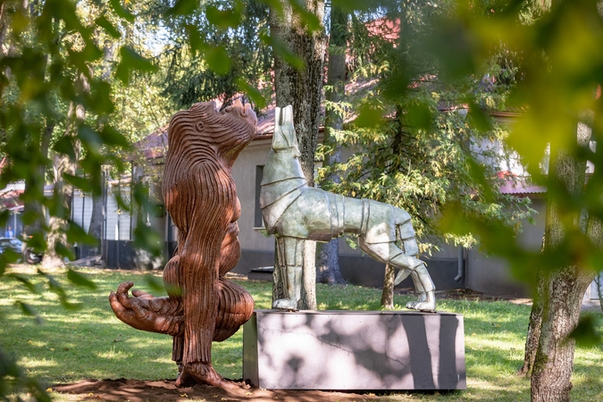 Menininkai į Vilniaus simbolį pažvelgė naujai: vilkas kailį keis kas keturis mėnesius