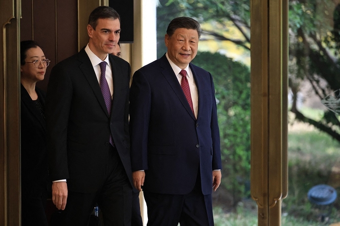 Pedro Sanchezas ir Xi Jinpingas