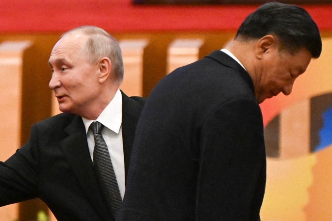 Vladimiras Putinas ir Xi Jinpingas