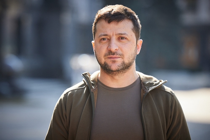 V. Zelenskis ragina NATO: Ukrainai reikia karinės paramos be apribojimų