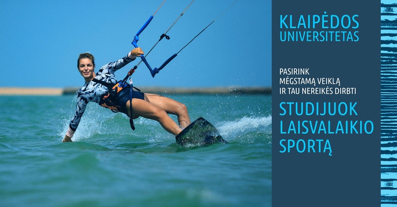 Paversk pomėgį profesija: KU studijuok Laisvalaikio sportą