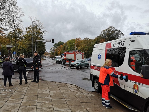 Sankryžoje prie Klaipėdos geležinkelio stoties vėl – avarija