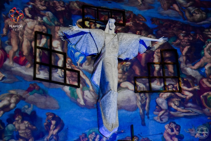 Emocijos: miestiečiams didelį įspūdį paliko Šviesų festivalio metu Šv. Juozapo Darbininko bažnyčioje įgyvendintas projektas.