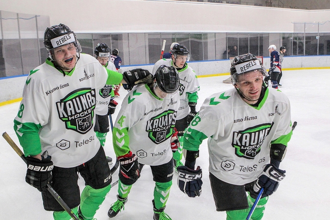 Dar kartą laimėjęs „Kaunas Hockey“ atsidūrė per žingsnį nuo finalo
