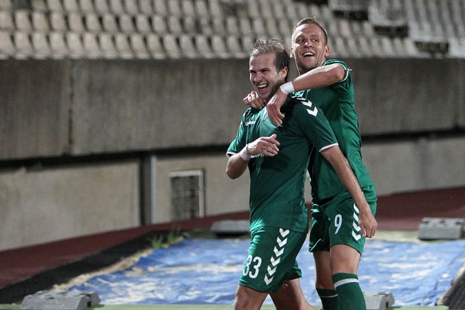 „Kauno Žalgiris“ įveikė „Palangą“ ir iškopė į LFF taurės pusfinalį