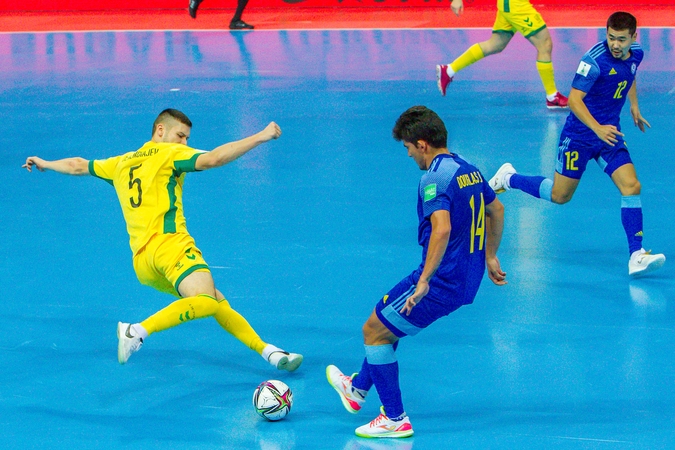 Kovingai žaidusi Lietuvos salės futbolo rinktinė favoritams neįgėlė