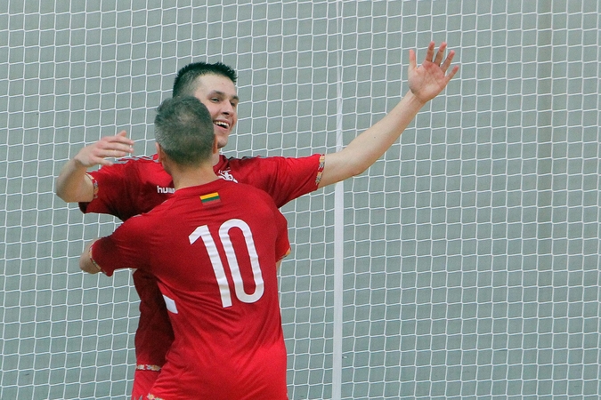Lietuvos futsalo rinktinė sutriuškino Šiaurės Airiją