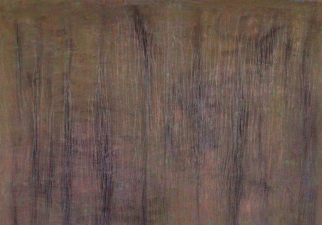 A.Tornau paveikslo „Pelkių augalai“ (2018) fragmentas.
