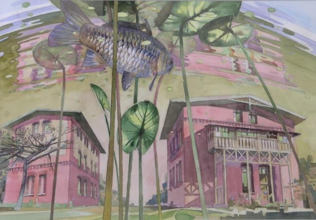 A.Anuso akvarelė „Užmarštis I“ (2009). 