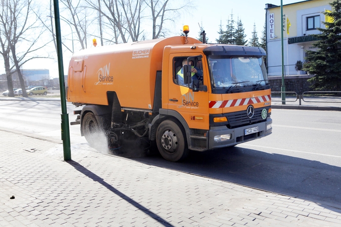 Uostamiestyje – pavasariniai darbai