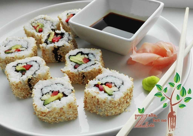 Nori – gali atrasti: veganiški sušiai